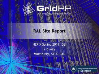 RAL Site Report