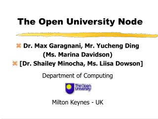 The Open University Node