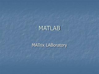 MATLAB