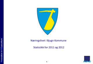 Næringslivet i Bjugn Kommune Statistikk for 2011 og 2012