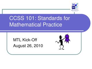 CCSS 101: Standards for Mathematical Practice
