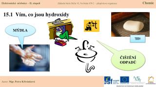 15.1 Vím , co jsou hydroxidy