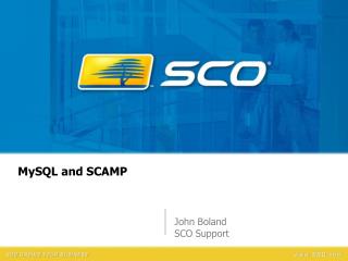 MySQL and SCAMP