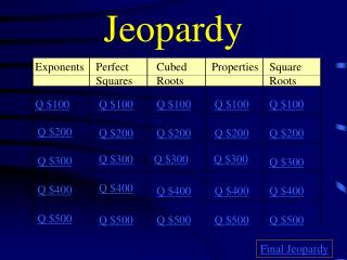 Jeopardy