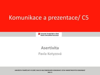 Komunikace a prezentace/ C5