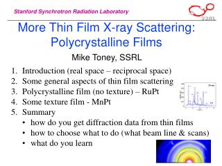 Stanford Synchrotron Radiation Laboratory