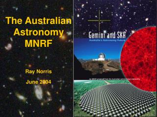 The Australian Astronomy MNRF