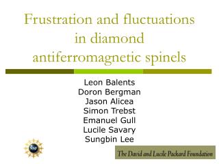 Frustration and fluctuations in diamond antiferromagnetic spinels