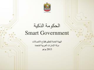 الحكومة الذكية Smart Government