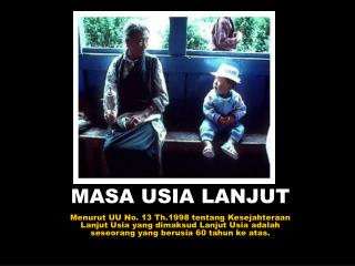 MASA USIA LANJUT