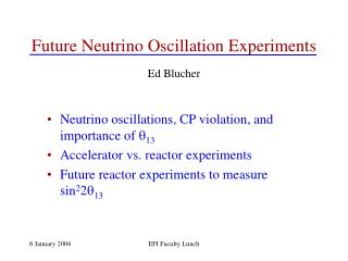 Future Neutrino Oscillation Experiments