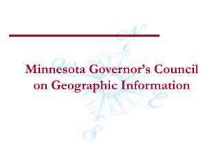 Minnesota Governor’s Council on Geographic Information