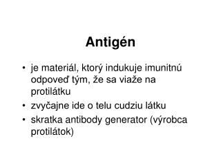 Antigén