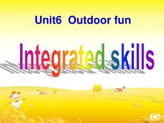 Integrated skills