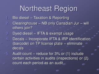 Northeast Region