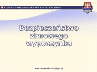 Bezpieczeństwo zimowego wypoczynku