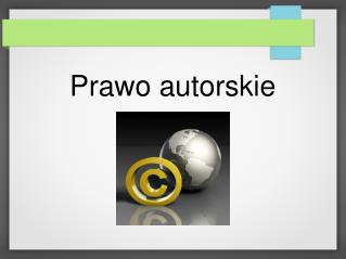 Prawo autorskie