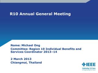 R10 Annual General Meeting