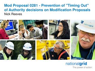 Mod Proposal 0281 - Prevention of &quot;Timing Out&quot; of Authority decisions on Modification Proposals