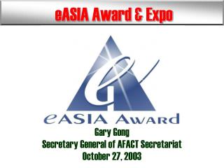 eASIA Award &amp; Expo
