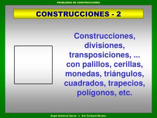 CONSTRUCCIONES - 2