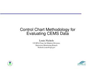 Control Chart Methodology for Evaluating CEMS Data