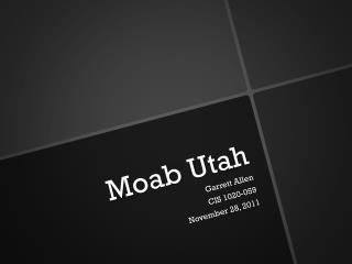 Moab Utah