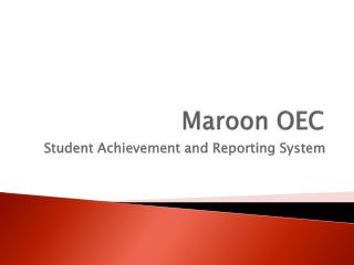 Maroon OEC