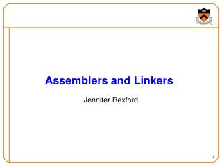 Assemblers and Linkers