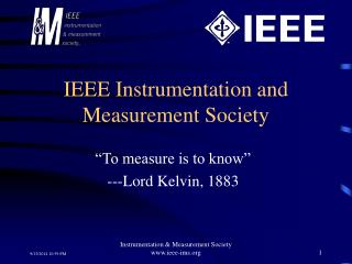 IEEE Instrumentation and Measurement Society
