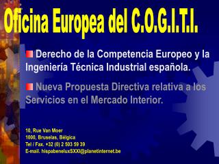 Derecho de la Competencia Europeo y la Ingeniería Técnica Industrial española.