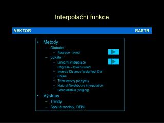 Interpolační funkce