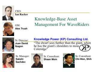 Knowledge-Base Asset Management For WaveRiders