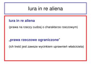 Iura in re aliena