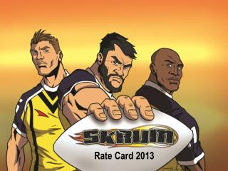 Rate Card 2013