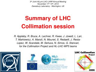 Summary of LHC Collimation session