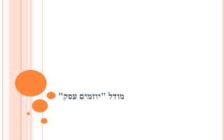 מודל &quot;יוזמים עסק&quot;