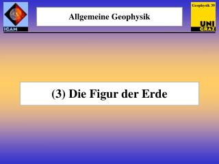 Allgemeine Geophysik