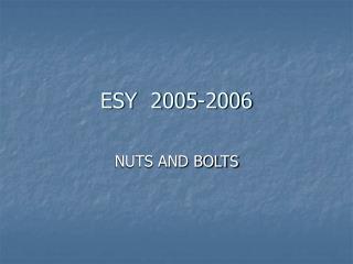 ESY 2005-2006