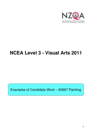 NCEA Level 3 - Visual Arts 2011