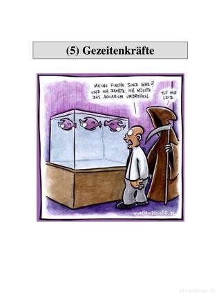 (5) Gezeitenkräfte