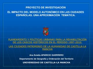 PROYECTO DE INVESTIGACIÓN