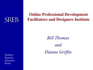 Online Professional Development Facilitators and Designers Institute