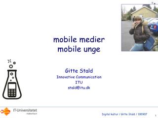mobile medier mobile unge
