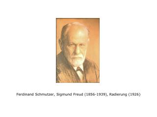 Ferdinand Schmutzer, Sigmund Freud (1856-1939), Radierung (1926)