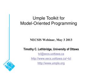 Umple Toolkit for Model-Oriented Programming