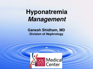 Hyponatremia Management