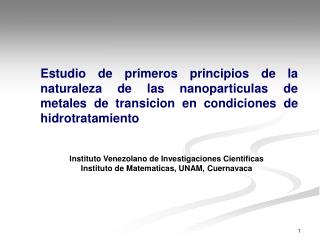 Instituto Venezolano de Investigaciones Cientificas