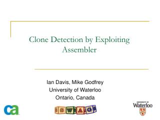 Clone Detection by Exploiting Assembler