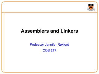 Assemblers and Linkers